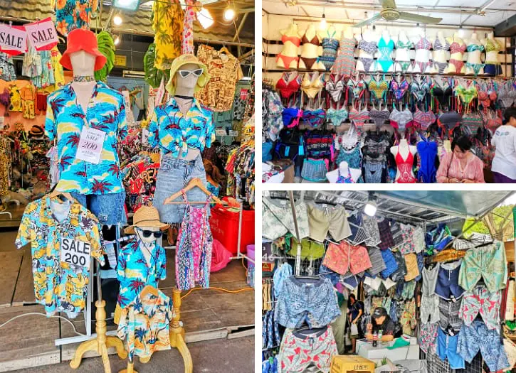 Рынок Чатучак - купальники, шорты и пляжная одежда