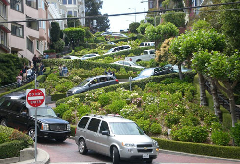 Достопримечательности Сан-Франциско: Улица Ломбард