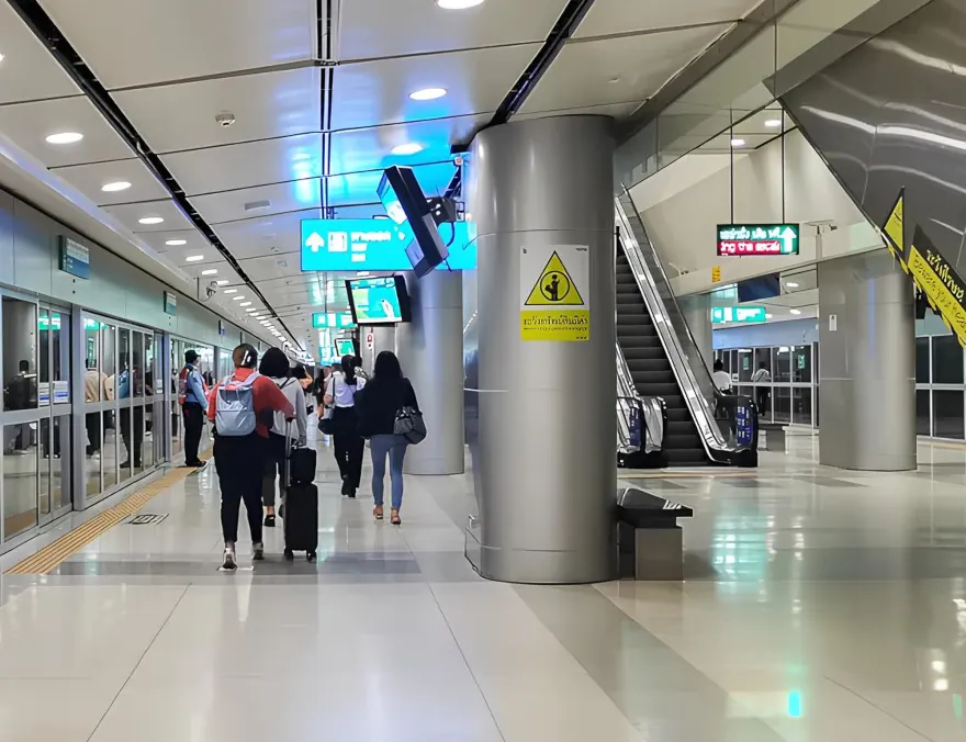 Метро из аэропорта Бангкока