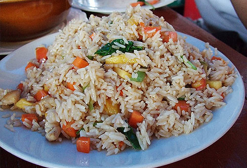Еда в Тайланде. Жареный рис
