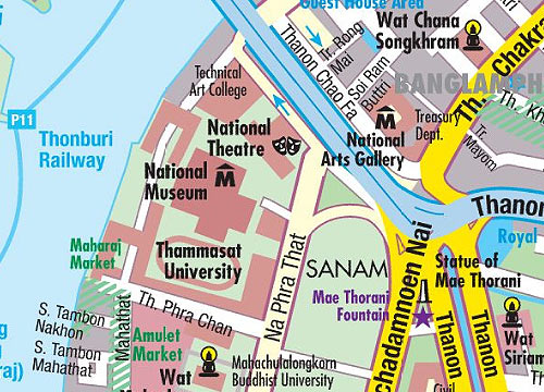 Интерактивная карта Бангкока