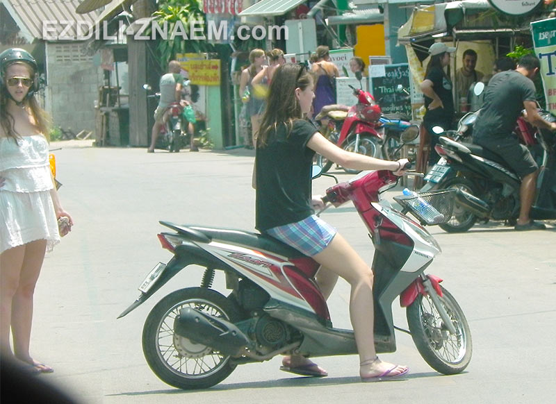 Как начинать ездить на мотобайке в Таиланде