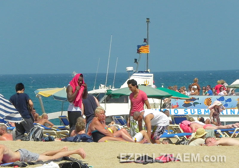 отдых на пляже Ллорет де Мар в Испании