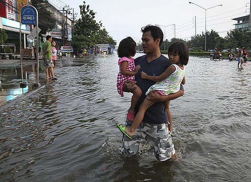 Наводнение в Тайланде 2011. Бангкок в октябре