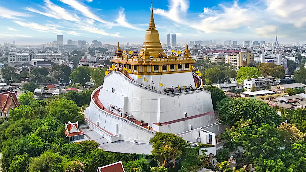 Ват Сакет (Wat Saket) — храм Золотой горы в Бангкоке