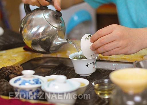 Гуанчжоу. Как заваривают китайский чай улун