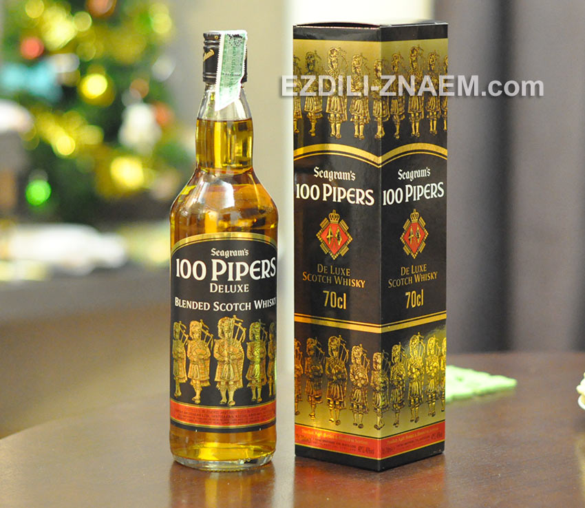  тайцы с удовольствием попивают виски "100 Pipers"