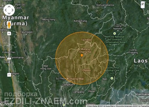землетрясение в Тайланде. Чианг Май