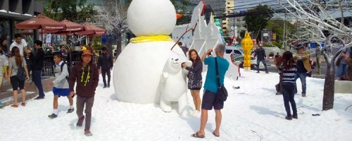 снег в Таиланде