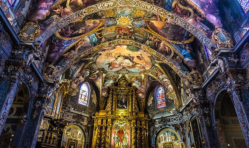 Интерьер церкви Святого Николая в Валенсии