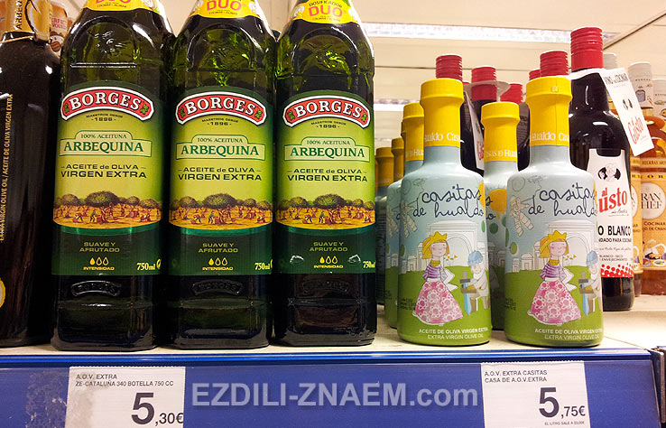 Цены на оливковое масло
