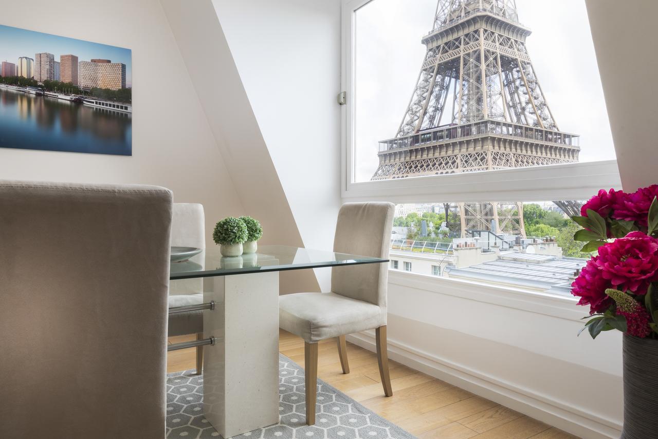 Апартаменты в Париже с видом на Эйфелеву башню