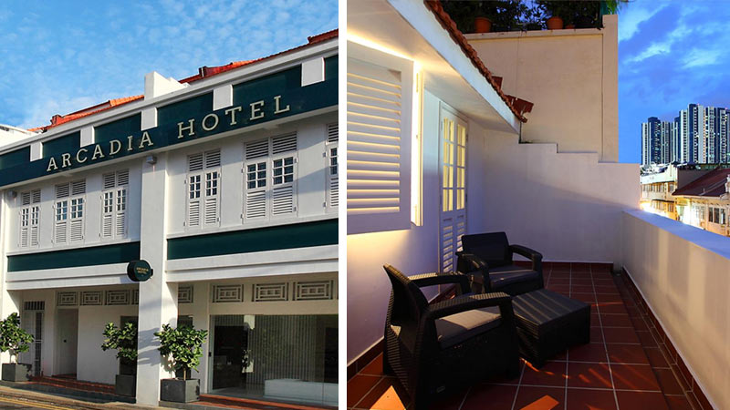 Отель Arcadia Hotel в районе Лавендер, Сингапур