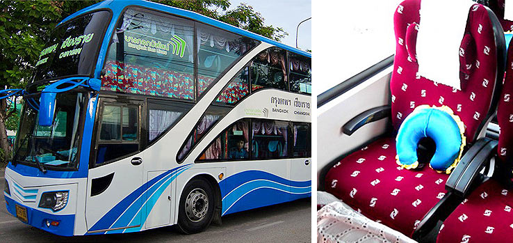 Автобус из Бангкока в Чиангмай