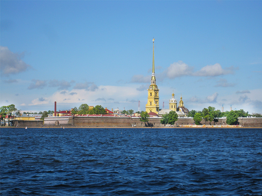На фото Санкт-Петербург, Петропавловская крепость
