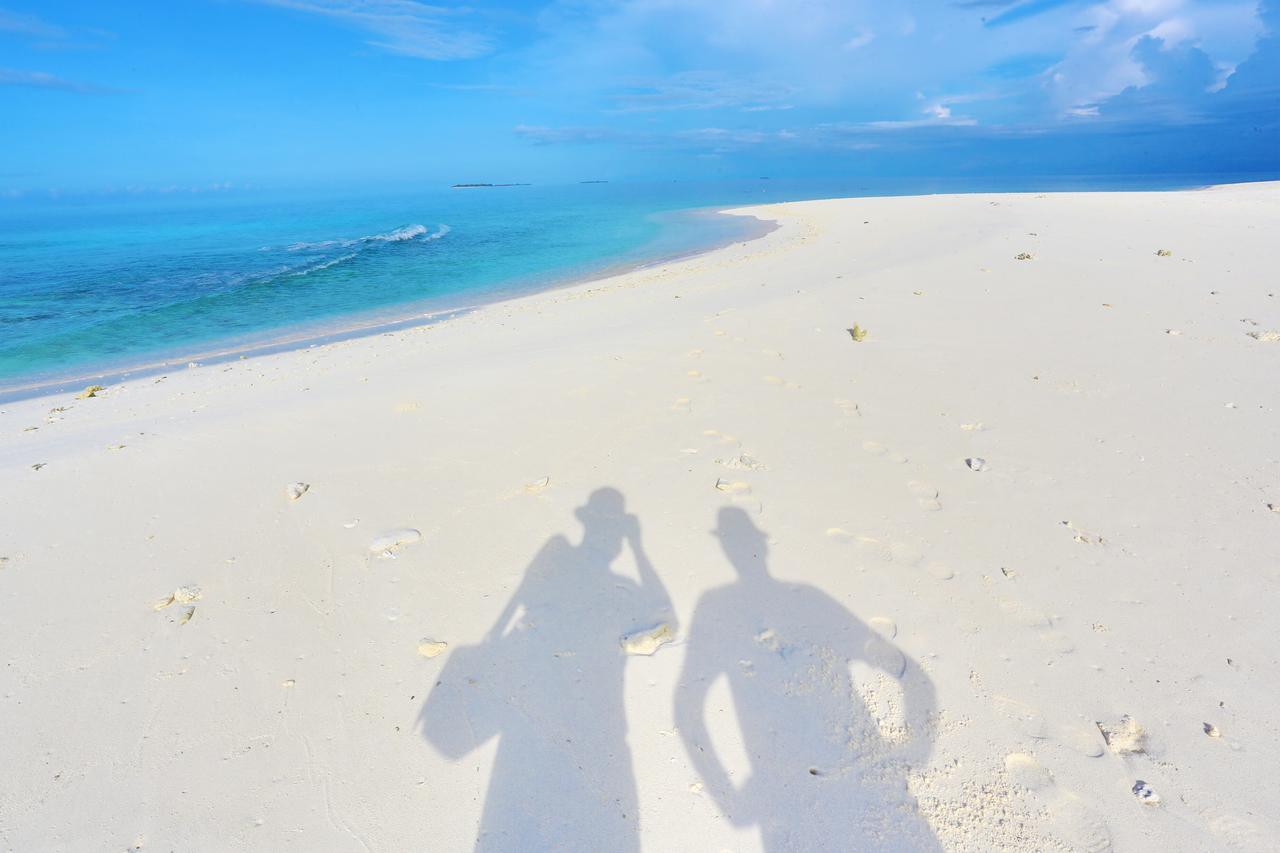 На фото: пляж на Мальдивах