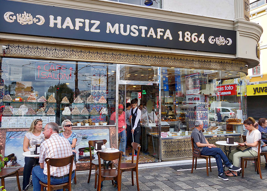 Старая кондитерская "Хафиз Мустафа" в Стамбуле