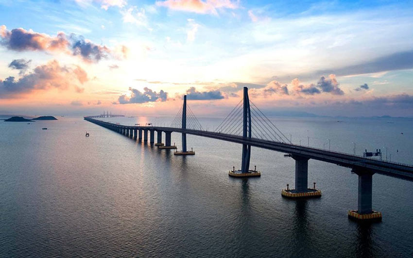 Достопримечательности Макао: новый мост Гонконг - Чжухай - Макао через море