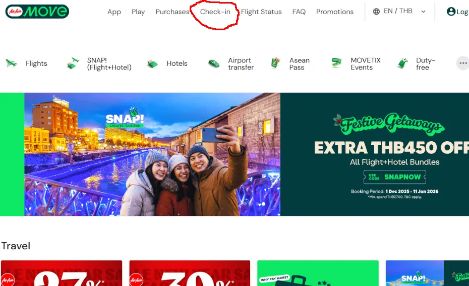 Как сделать регистрацию на рейс AirAsia на сайте airasia.com