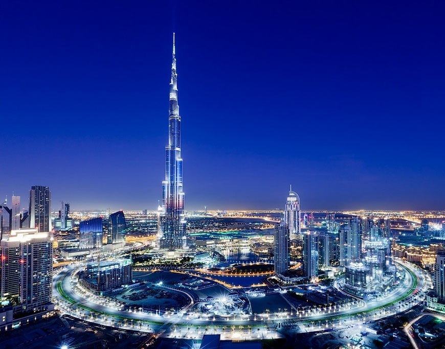 Самый высокий небоскреб мира Бурдж Халифа, Дубай