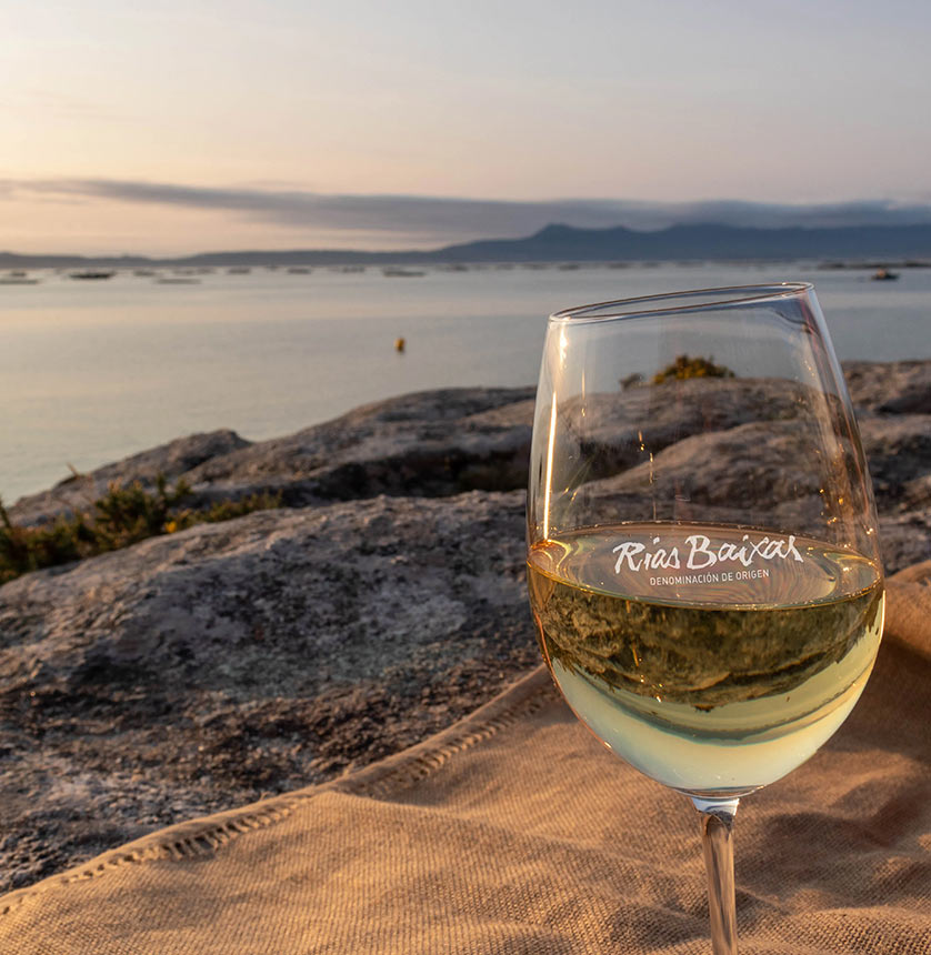 Белое вино Rias Baixas у моря