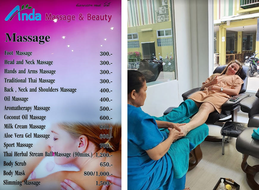 Сколько брать денег в Таиланд. Цены на массаж в салоне, Пхукет, Таиланд