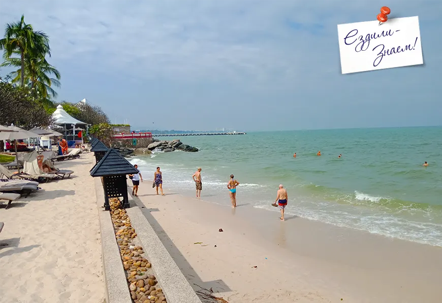 Отзыв о Хуахине. Море и пляж возле отеля