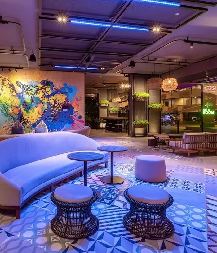 Интересный дизайн отеля Cosi Pattaya Wong Amat