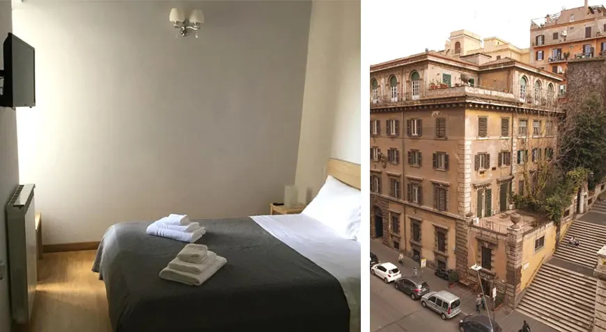 Недорогой номер мини-отеля Duca di Cavour в Риме