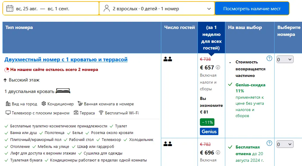 Цены в Ллорет-де-Мар на август (Испания, отдых на море)