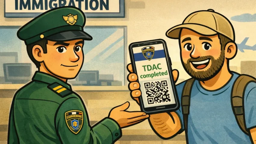 Как правильно заполнить цифровую карту прибытия TDAC в Таиланд