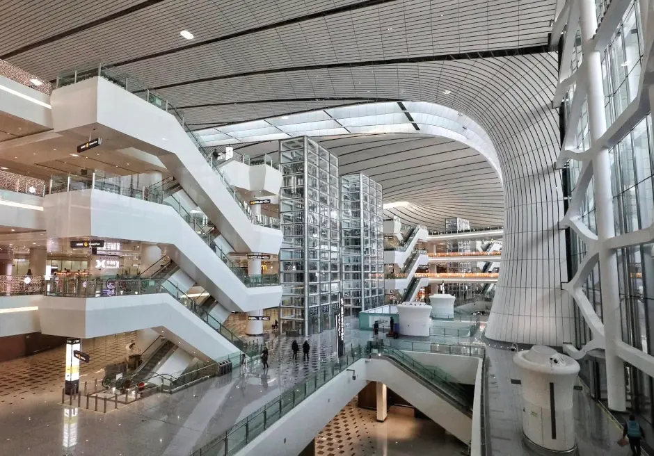 Этажи в аэропорту Дасин,Пекин