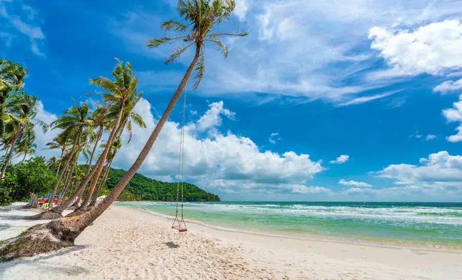 Пляж Sao на острове Фукуок