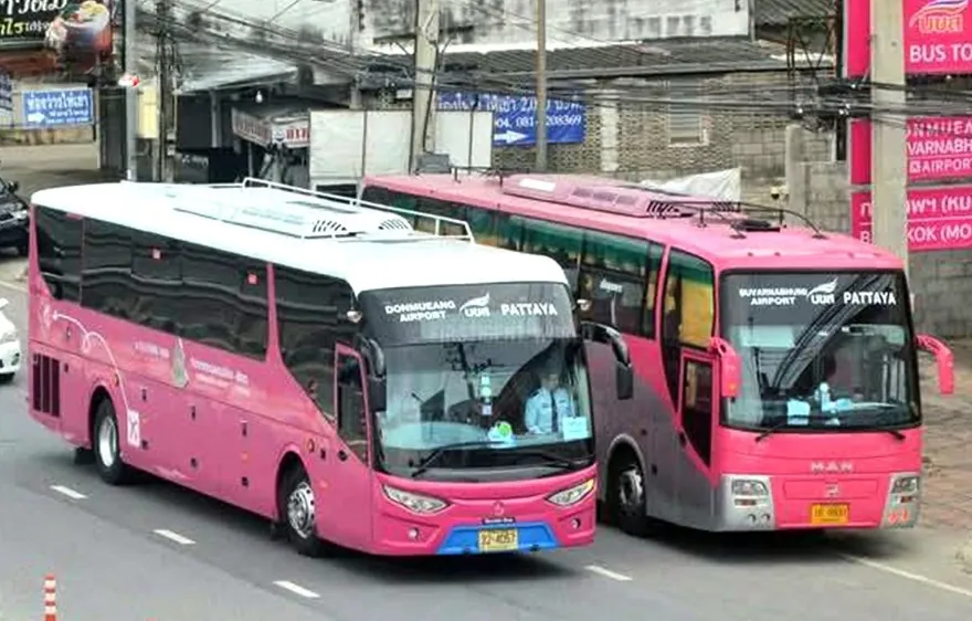 Автобусы в Паттайю из аэропорта Дон Муанг