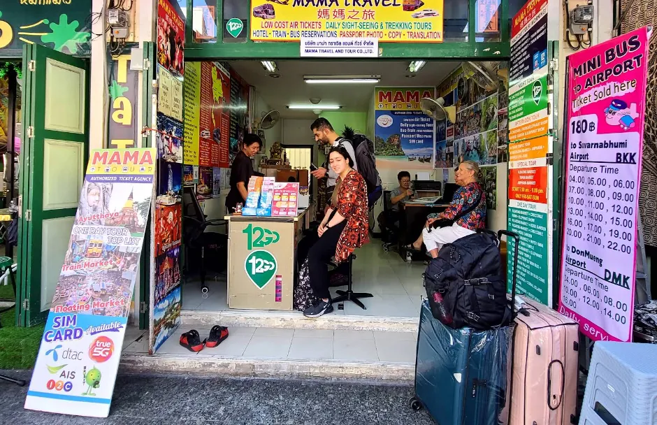 Как с Каосана уехать в Паттайю