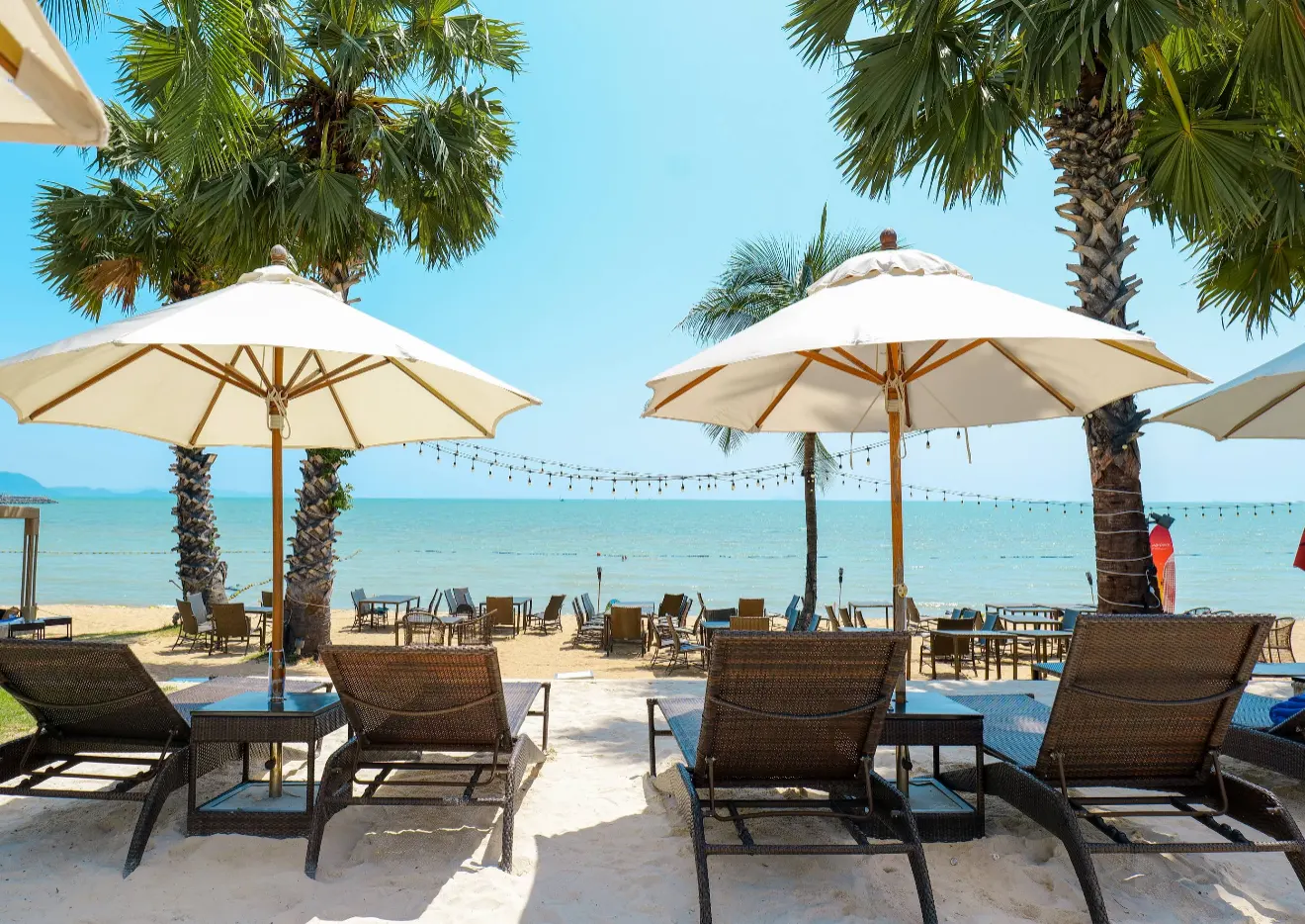 Пляж На Джомтьен, вид на море