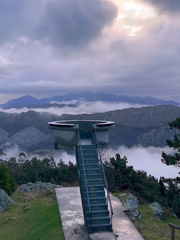Смотровая Mirador Fitu на севере Испании (Астурия)