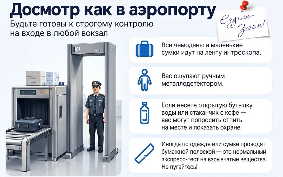 Досмотр на вокзале