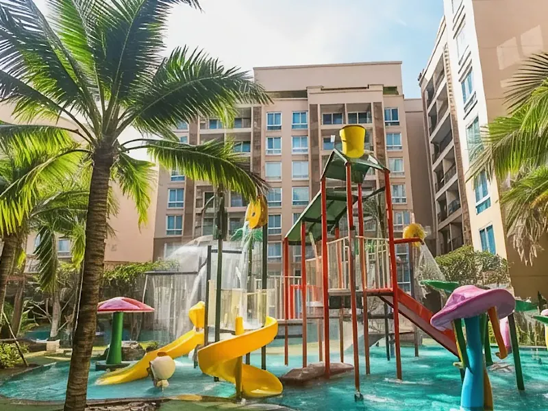 Детская площадка в комплексе Atlantis Condo, Джомтьен