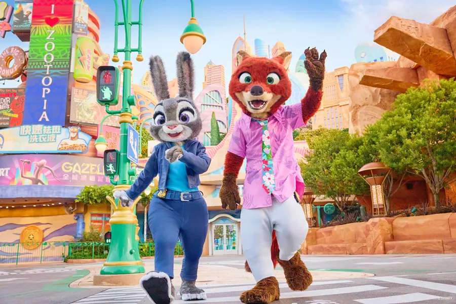 Аттракционы Zootopia в Диснейлэнде Шанхая